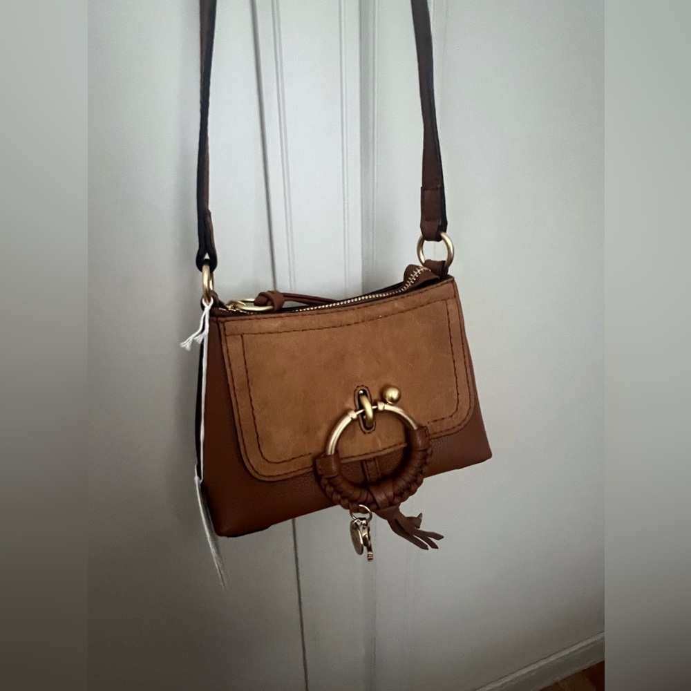 SEE BY CHLOÉ Joana leather crossbody NEW brown - Picture 2 of 7
